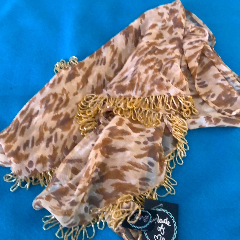 “Made of Me” Beaded Scarf